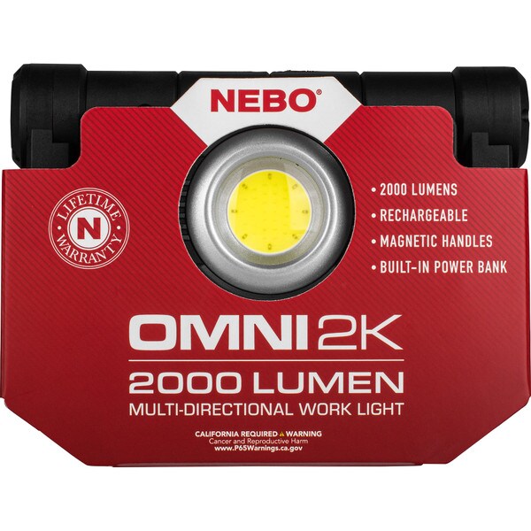 Main product image for NEBO OMNI 2K USB Rechargeable Dual Work Light and Power Bank361-708